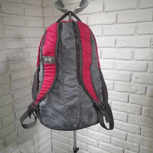 Under Armour Storm Pink & Grey Padded Back Backpack - Picture 2 of 12